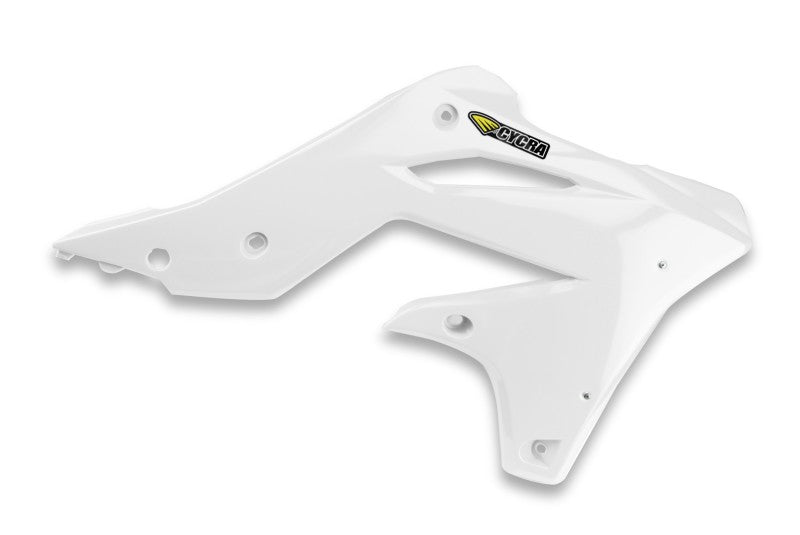 Cycra 13-16 Kawasaki KX250F Radiator Shroud White 1CYC-1865-42 1CYC-1865-42 Photo - Primary