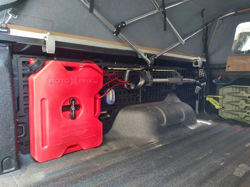 BuiltRight Industries 2019+ Ford Ranger 6ft Bed Bedside Rack System - Driver Front Panel 102407 102407 Photo - lifestyle view
