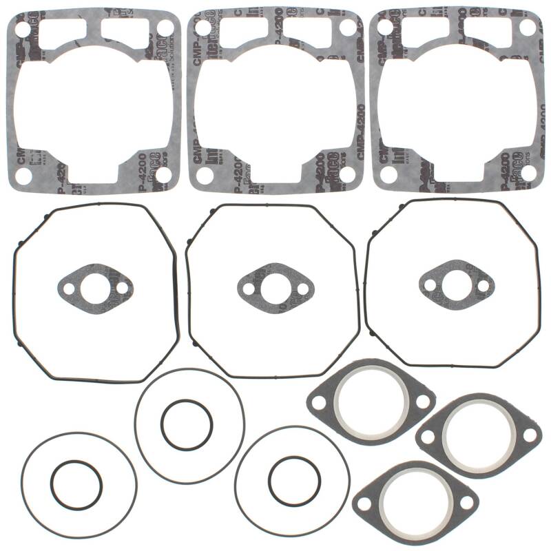 Vertex Pistons Vertex Gaskets 97-98 Polaris 600 XCR Top End Gasket Kit 710206 710206 Photo - Primary