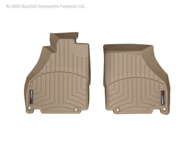 WeatherTech WT FloorLiner - Front - Tan Floor Mats Floor Mats - Rubber main image