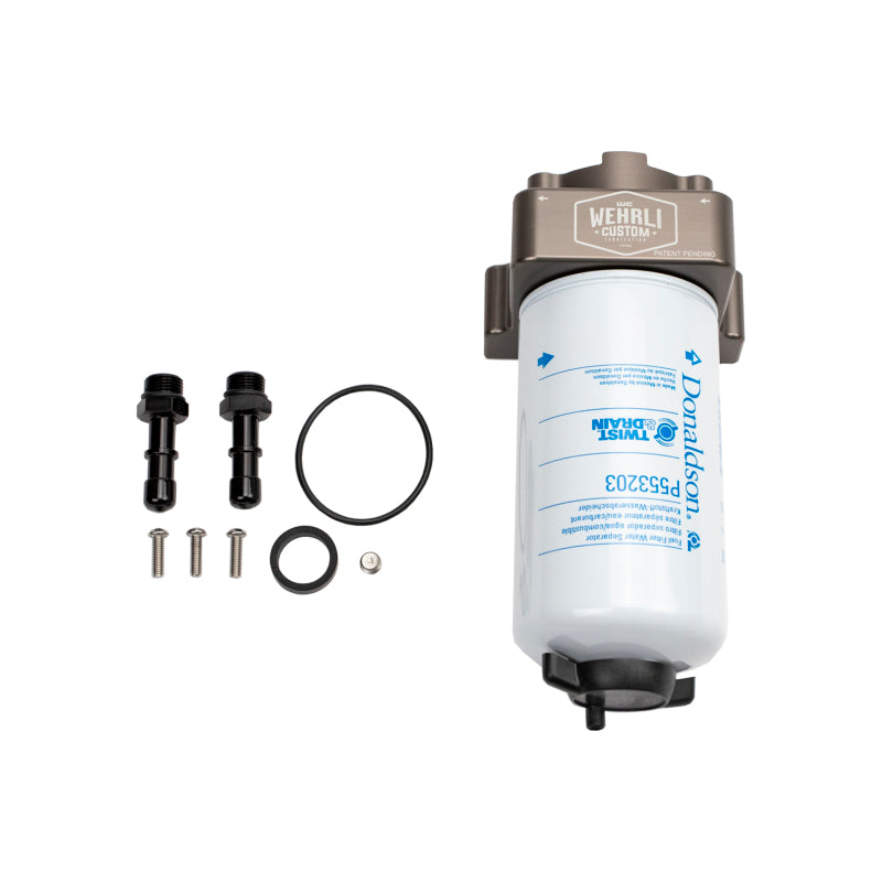 Wehrli 17-19 Duramax L5P / 2020+ L5P Duramax Long Bed Fuel Filter Housing Kit WCF100361 WCF100361 Photo - Primary