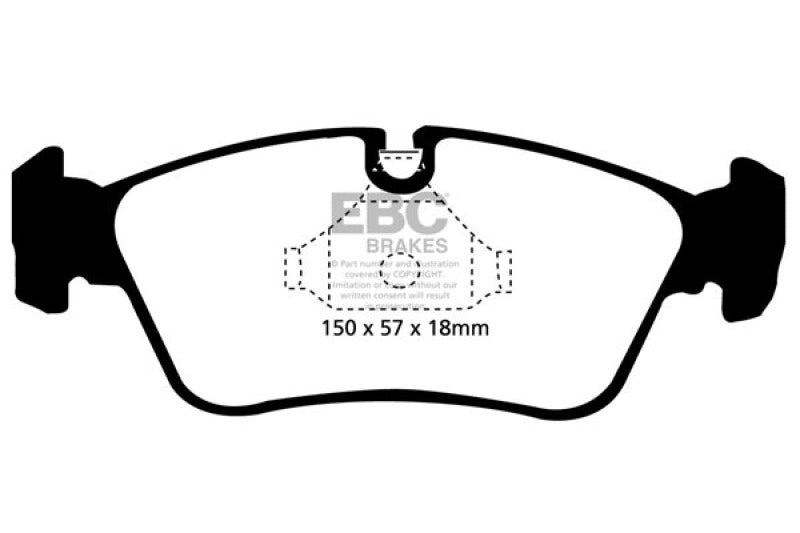 EBC Disc Brake Pad Set UD781 Photo - Primary