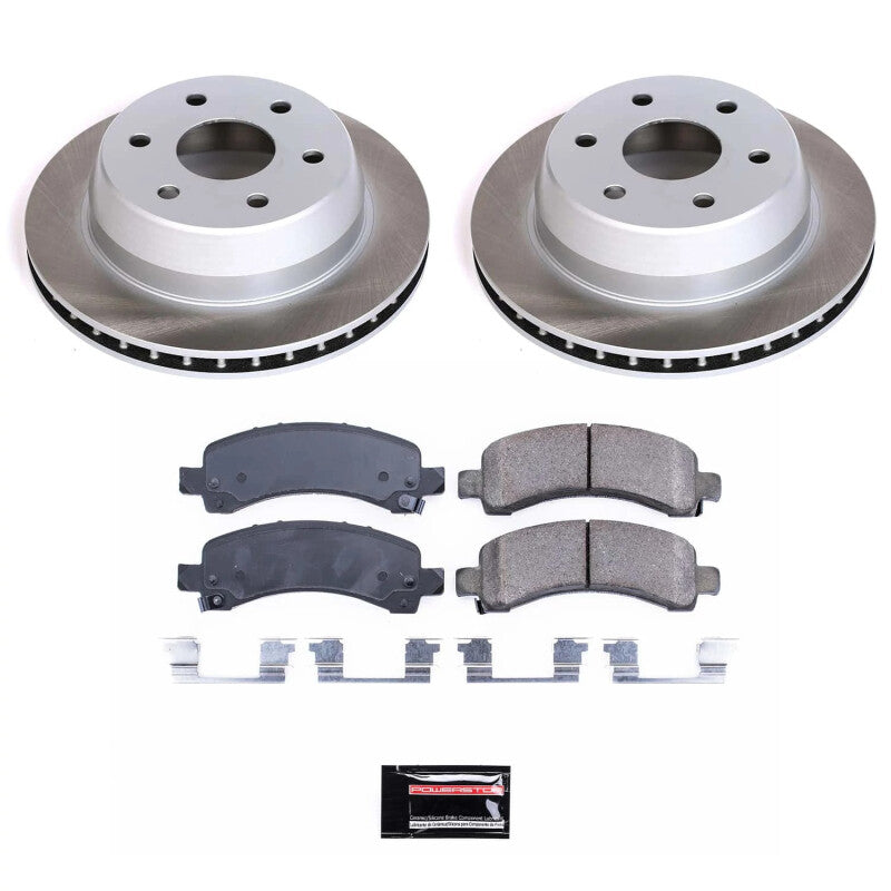 PowerStop Power Stop 03-06 GMC Yukon XL 1500 Rear Semi-Coated Rotor Kit SC2047 SC2047 Photo - Primary