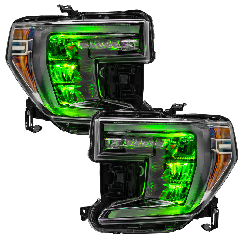 ORACLE Lighting Oracle 19-21 Silverado/Sierra 1500 RGB Demon Eye Headlight Upgrade Kit - ColorSHIFT w/o Controller 1440-334 1440-334 User 5