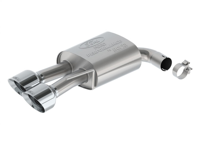 Ford Racing 2024 Mustang 5.0L Sport Non-Active Cat-Back Exhaust w/Valance - Chrome Tip M-5200-M5SCV M-5200-M5SCV Photo - Unmounted