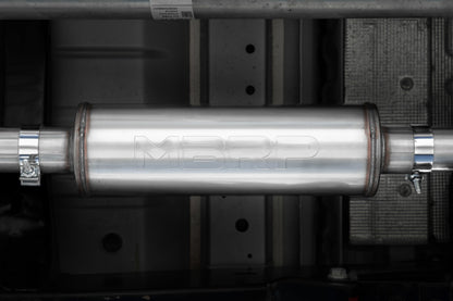 MBRP 2023+ Chevy Colorado/GMC Canyon Aluminized Steel 3in Cat-Back Single Side Exit - Black S5015BLK S5015BLK Photo - Mounted