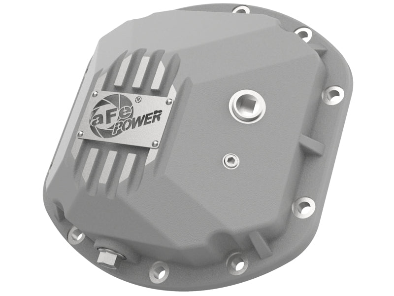 aFe 97-18 Jeep Wrangler TJ/JK Dana 30 Street Series Differential Cover w/ Machined Fins - Raw 46-71130A 46-71130A Photo - Primary