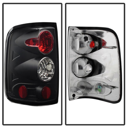 Spyder Ford F150 side 04-08 (Not Fit Heritage & SVT)Euro Tail Lights Blk ALT-YD-FF15004-BK 5003195 5003195 Photo - Unmounted