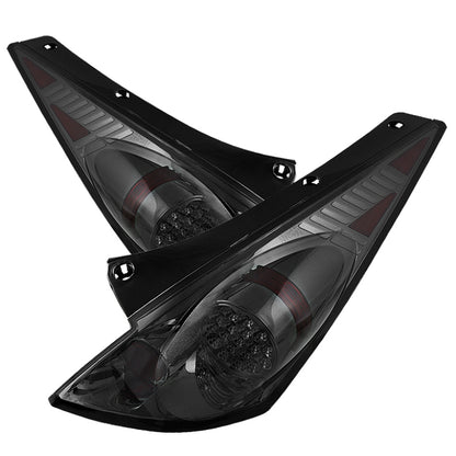 Spyder Nissan 350Z 03-05 LED Tail Lights Smoke ALT-YD-N350Z02-LED-SM 5022530 5022530 Photo - Primary