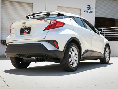 aFe Takeda 18-21 Toyota C-HR 2.0L 2.5in 304 Stainless Steel Cat-Back Exhaust w/ Black Tip 49-36044-B 49-36044-B Photo - Mounted