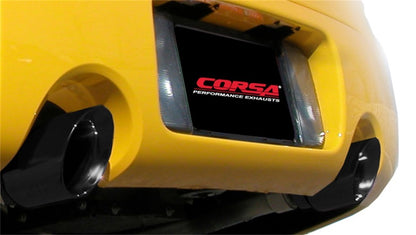 Corsa 03-06 Chevrolet SSR 5.3L V8 3in Cat-Back Dual Rear w Single 4in Black Pro-Series Tips 14254BLK 14254BLK Photo - Mounted