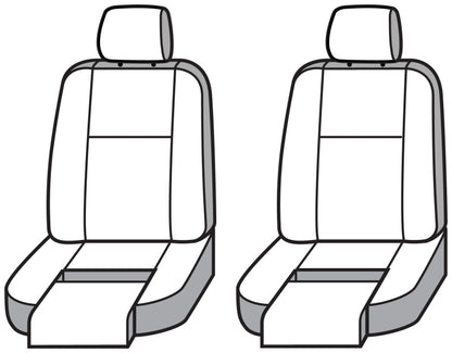 Covercraft 21-2024 Jeep Grand Endura PrecisionFit Custom Front Row Seat Covers - Silver/Silver GTJ4369ABENSS GTJ4369ABENSS Photo - out of package
