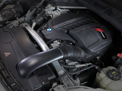 aFe Magnum Force Stage-2Si Cold Air Intake System w/ Pro Dry S Media BMW X5(F15)/X6(F16) 14-19 3.0L 54-83043D 54-83043D Photo - Mounted