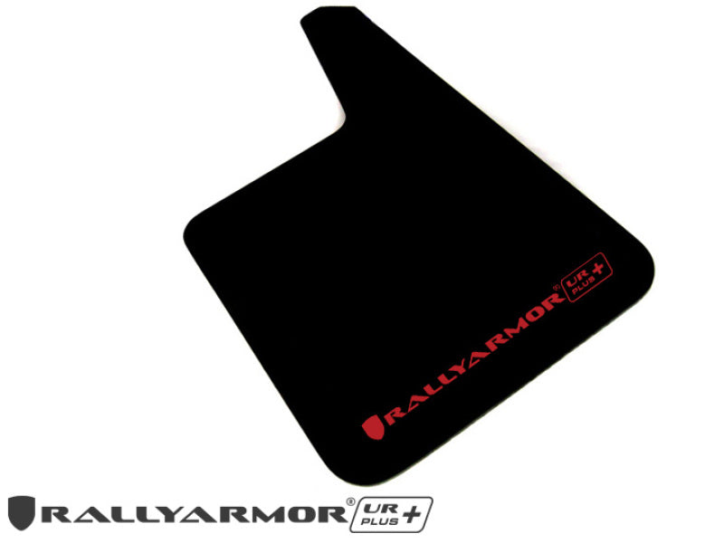 Rally Armor Universal UR Plus Mud flap Red Logo MF20-URP-BLK/RD Photo - Primary