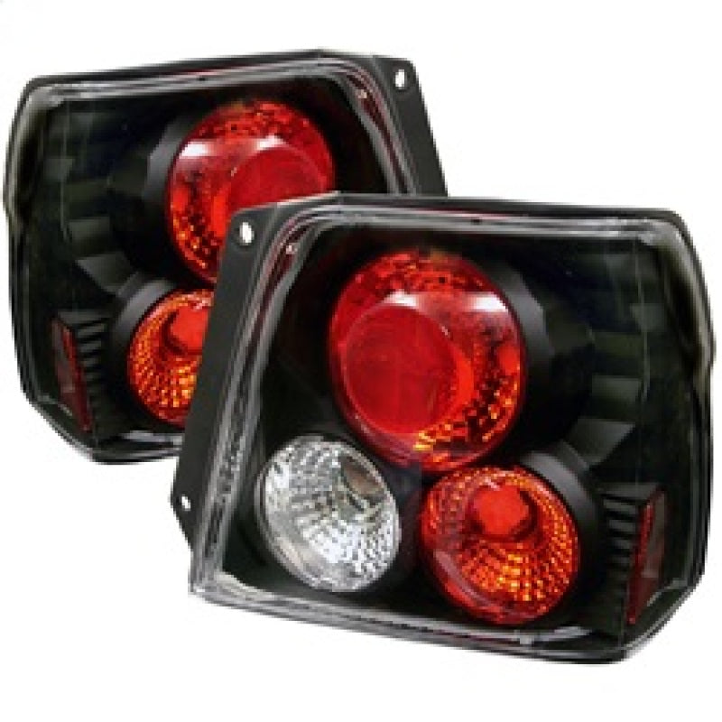 Spyder Toyota Tercel 95-98 Euro Style Tail Lights Black ALT-YD-TTER95-BK 5008053 5008053 Photo - Primary