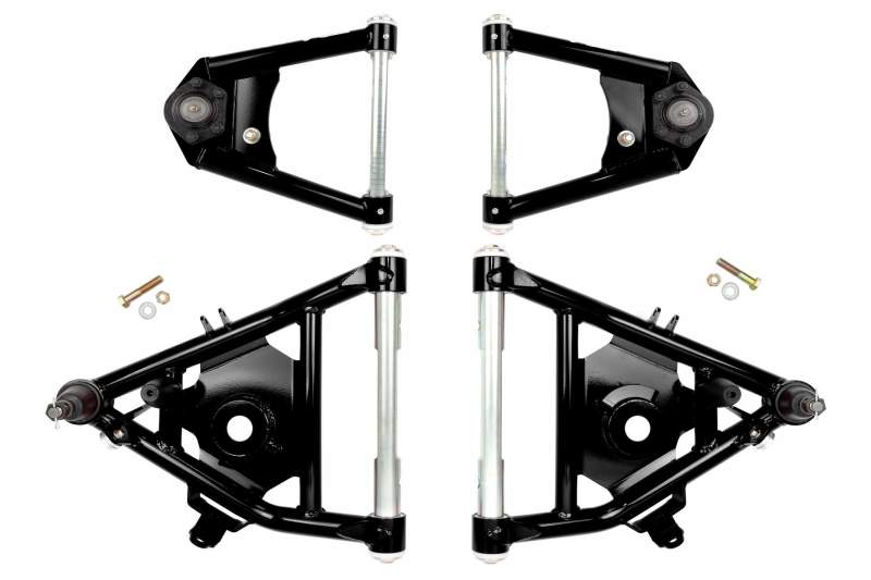 UMI Performance 73-87 GM C10 Street Performance A-Arm Kit - Black 643233-B