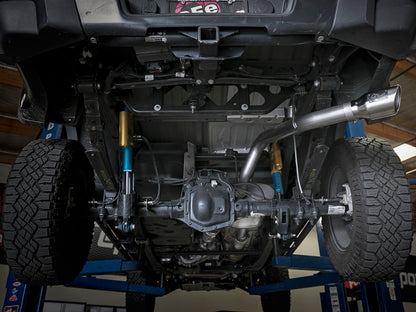 aFe Cat-Back Exhaust System, MACH Force-Xp, 3in 409 Stainless Steel 49-44097-P Photo - Mounted