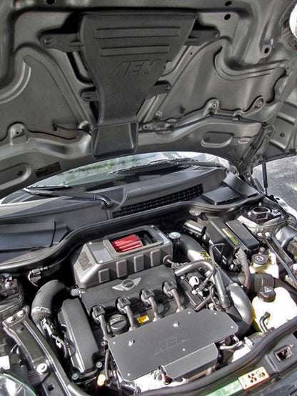 AEM Induction AEM 07-10 Mini Cooper S 1.6L (w/ MAF) Cold Air Intake 21-699C 21-699C Photo - Mounted