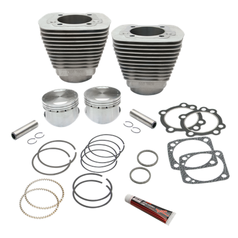 S&S Cycle 84-99 BT 96in 3 5/8in Big Bore Cylinder & Piston Kit - Natural 91-7202 91-7202 User 1