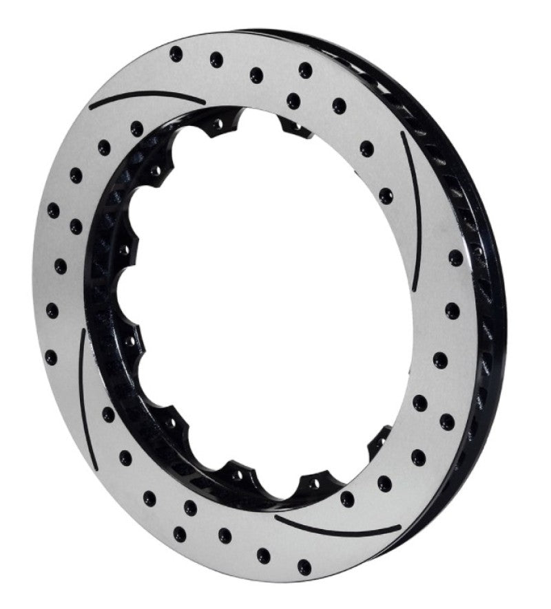 Wilwood Rotor-SV-SRP 72 Iron-RH-Drill-BLK, 14.25 x 1.10 - 12 on 8.75" 160-11309-BK User 1