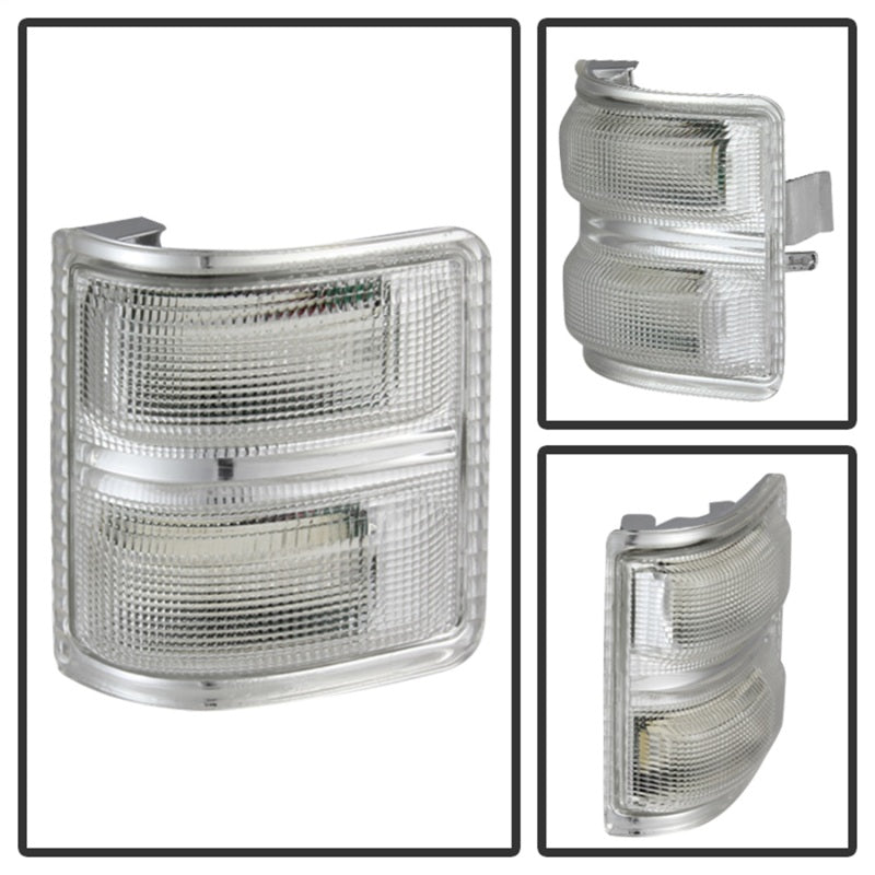 SPYDER xTune Ford Superduty 08-14 F250-F550 Amber LED Mirror Signal Lens - Clear ACC-LED-FDSD08-MR-C 9924736 9924736 Photo - Unmounted