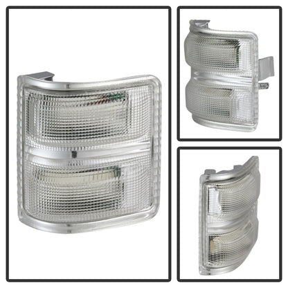 SPYDER xTune Ford Superduty 08-14 F250-F550 Amber LED Mirror Signal Lens - Clear ACC-LED-FDSD08-MR-C 9924736 9924736 Photo - Unmounted