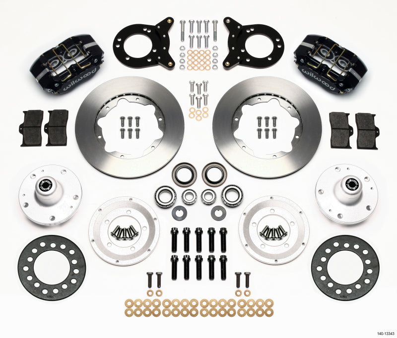 Wilwood Dynapro Dust-Boot Front Kit 11.00in 1965-1969 Mustang Disc & Drum Spindle 140-13343 140-13343 Photo - Primary