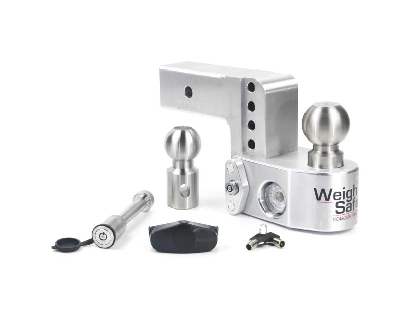 Weigh Safe 4in Drop Hitch w/Built-in Scale & 2.5in Shank (10K/18.5K GTWR) w/WS05 - Aluminum WS4-2.5-KA WS4-2.5-KA User 1