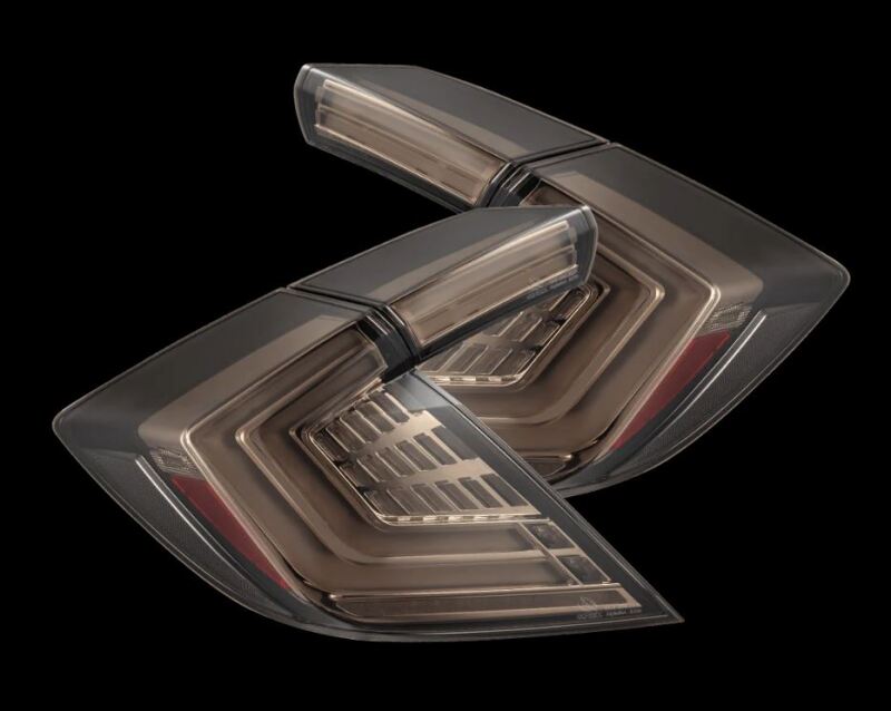 AlphaRex 16-21 Honda Civic Hatchback / Type-R FK8 Nova-Series LED Tail Lights - Clear Smoke 676040 676040 Photo - Primary