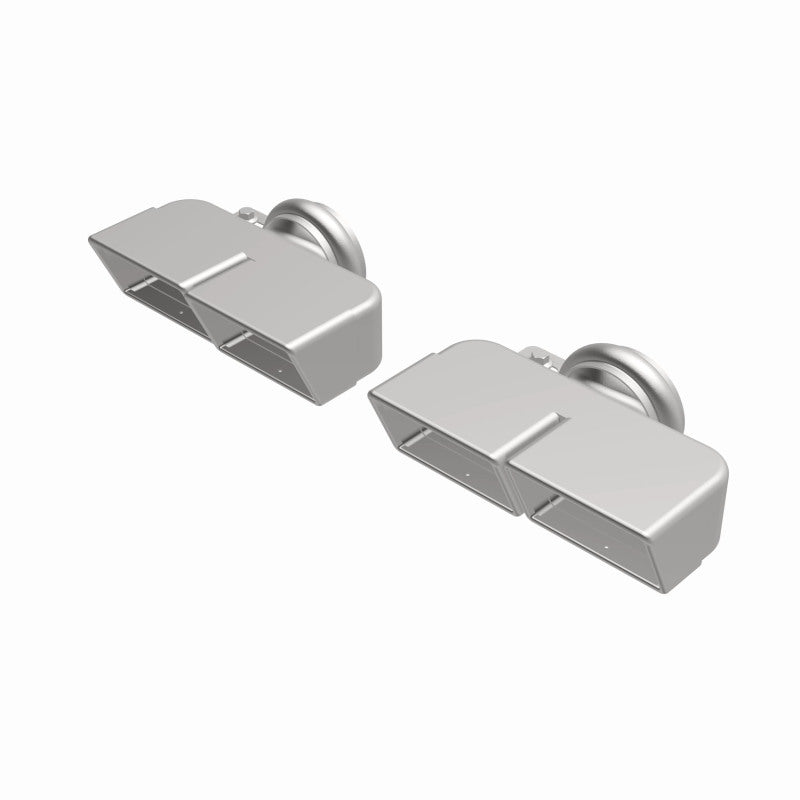 Magnaflow Tip 1-Set Quad Square 35221 35221 360 Degree Image Set