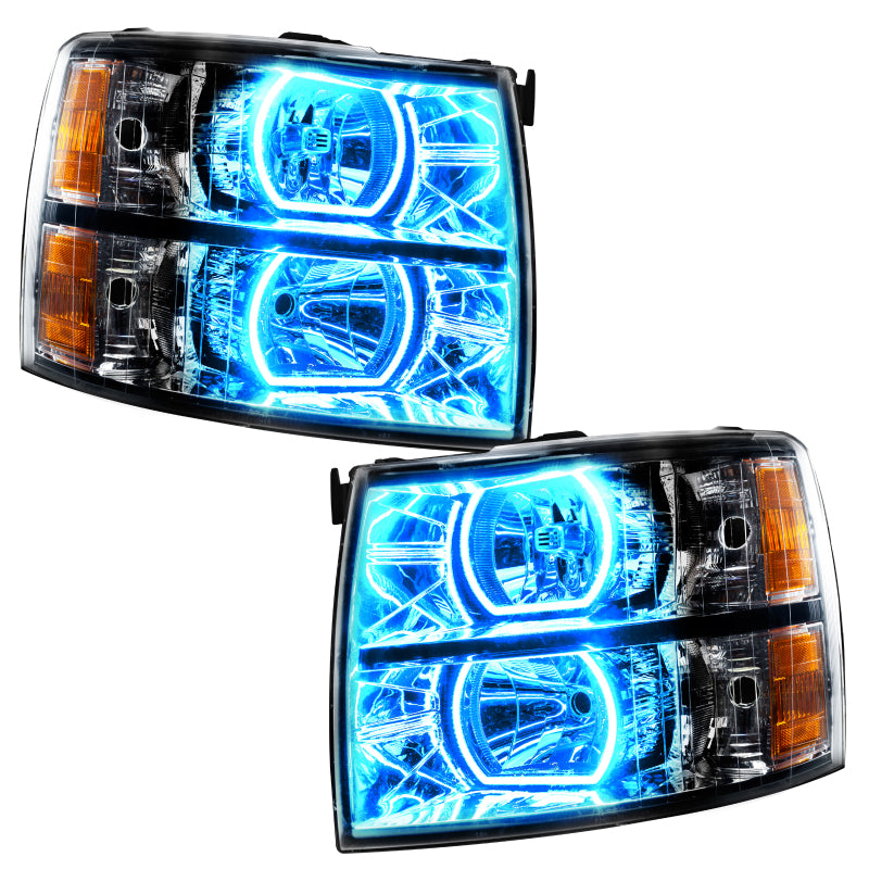 ORACLE Lighting Oracle 07-13 Chevrolet Silverado SMD HL - Black - Square - ColorSHIFT w/ BC1 Controller 8189-335 8189-335 Photo - out of package