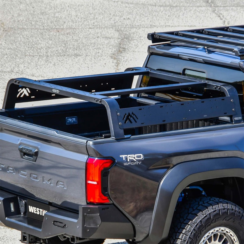 Westin 05-21 Toyota Tacoma Overland Cargo Rack Base - Textured Black 51-20015 51-20015 Photo - Mounted