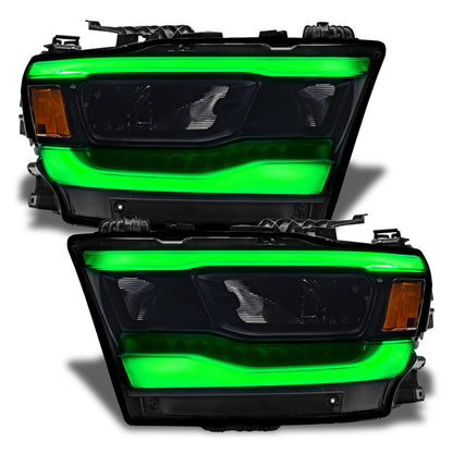 ORACLE Lighting Oracle 19-21 RAM 1500 RGB+W Headlight DRL Upgrade Kit Reflector LED - ColorSHIFT w/ BC1 Controller 1281-335 1281-335 User 3