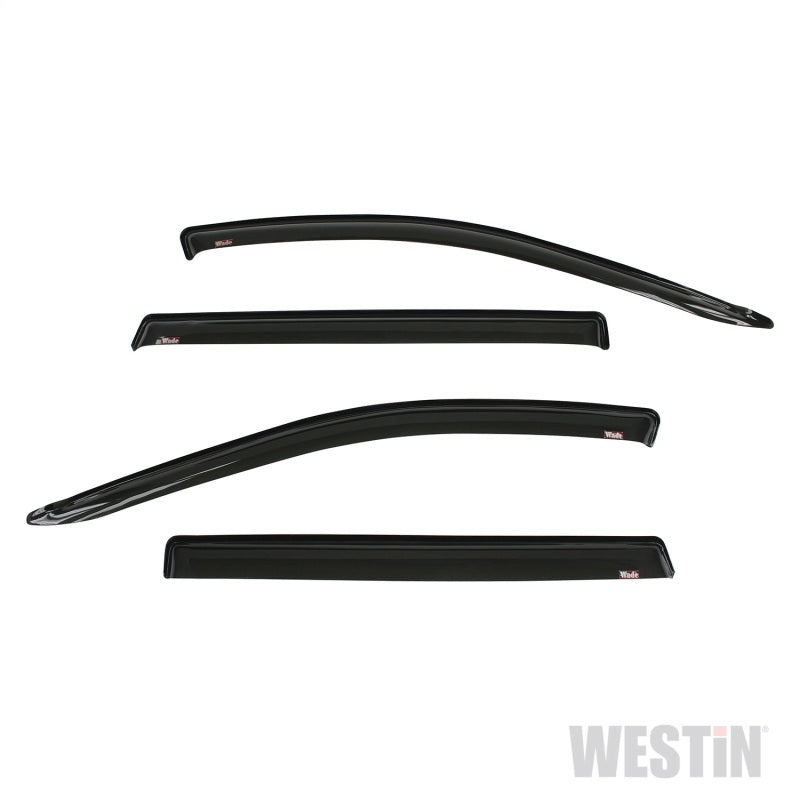 Westin 2013-2018 Nissan Pathfinder Wade Slim Wind Deflector 4pc - Smoke 72-69478 72-69478 Photo - Primary