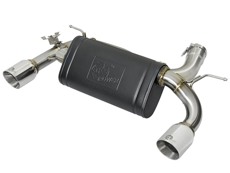 aFe MACH Force-Xp Axle-Back Stainless Steel Exhaust System w/Polished Tips 49-36335-P Photo - Primary