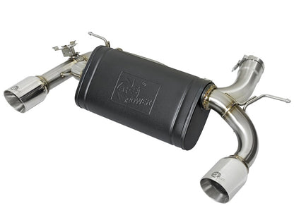 aFe MACH Force-Xp Axle-Back Stainless Steel Exhaust System w/Polished Tips 49-36335-P Photo - Primary