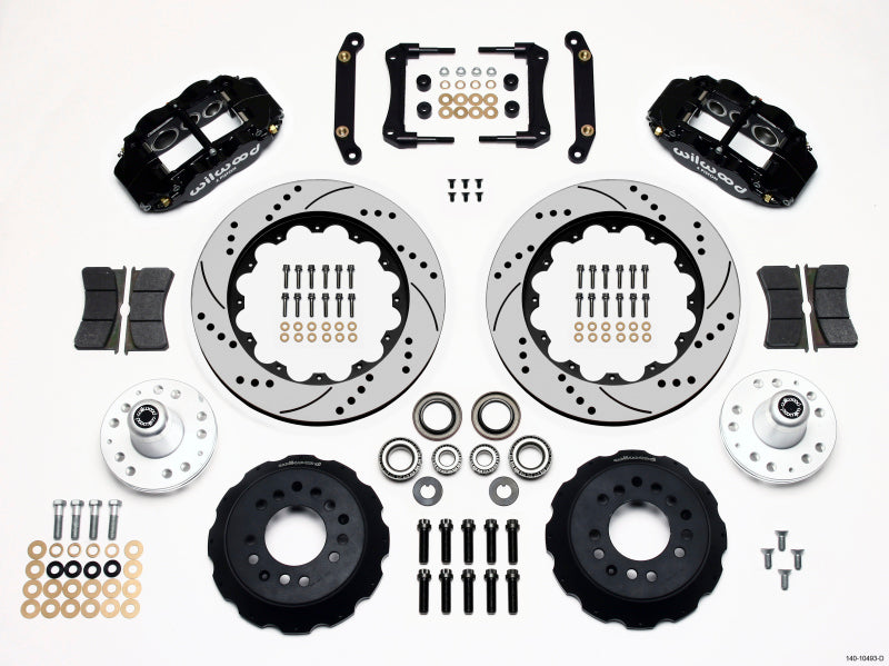 Wilwood Narrow Superlite 6R Front Hub Kit 14.00in Drilled 79-81 Camaro 140-10493-D 140-10493-D Photo - Primary
