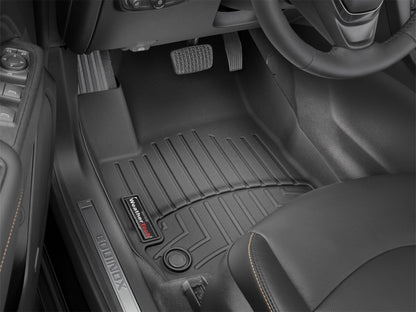 WeatherTech 2016+ Isuzu NPR (Diesel) Front FloorLiner for Vinyl Floors - Black 4416481V 4416481V Photo - Primary