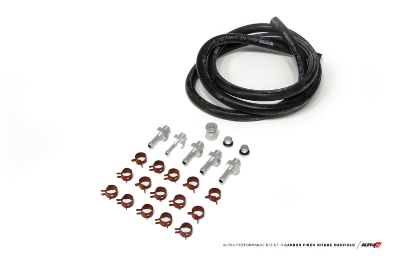 AMS Performance 2009+ Nissan GT-R Alpha Vacuum & Boost Fitting Kit for Carbon/Alum Intake Manifold ALP.07.08.0102-1 ALP.07.08.0102-1 Photo - Primary