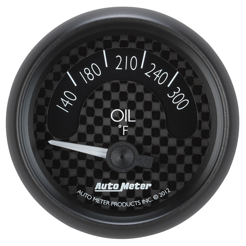 Autometer GT Series 52mm Short Sweep Electronic 140-300 Deg F Oil Temperature 8048 8048 Photo - Primary