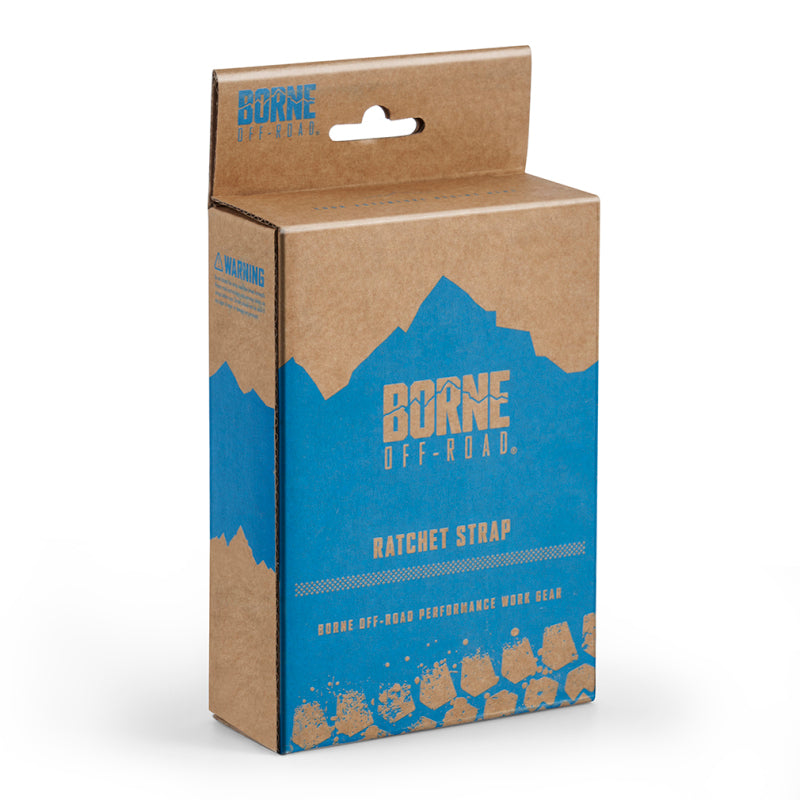 Borne Off-Road Soft Loop Tie-Down Straps (4-Pack) Blue BNRTC-SLP-4BL BNRTC-SLP-4BL Photo - Primary