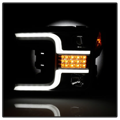 Spyder 18-19 Ford F-150 Proj Headlights - Halogen Model - LED Seq Turn - Blk PRO-YD-FF15018-LBSEQ-BK 5086648 5086648 Photo - Unmounted
