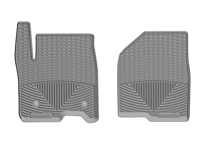 WeatherTech 2019+ Chevrolet Silverado 1500 Crew Cab Front Rubber Mats - Grey W489GR W489GR Photo - Primary
