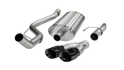 Corsa Performance 11-13 Ford F-150 5.0L V8 Black Sport Cat-Back Exhaust 14393BLK Photo - Primary