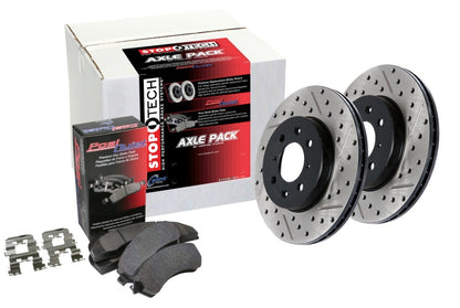 Stoptech Street Axle Pack, Drilled & Slotted, 4 Wheel 935.34116 935.34116 Photo - Primary