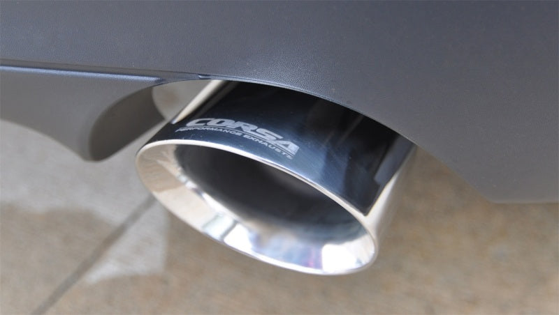 Corsa Performance 15-16 Jeep Grand Cherokee Polished 2.5in Dual Rear Exit Cat-Back Exhau 14991 Photo - Mounted