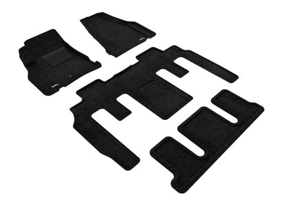 3D MAXpider 09-17 Chevrolet Traverse w Bucket 2nd Row Elegant 1st 2nd 3rd Row - Set (Black) L1CH06104709 L1CH06104709 Photo - Primary