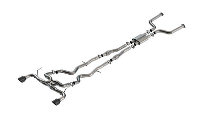 Borla 16-24 Infinity Q50 (Auto V6) ATAK Cat Back - 4.5in Black Chrome Tip 140978BC 140978BC Photo - Primary