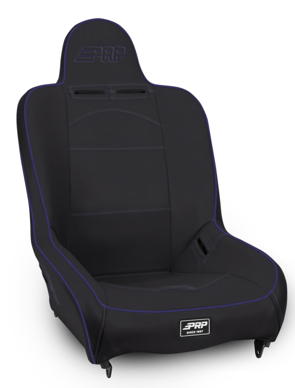 PRP Seats PRP Premier High Back Suspension Seat- Black/Purple Vinyl A100110-201-M A100110-201-M Photo - Primary