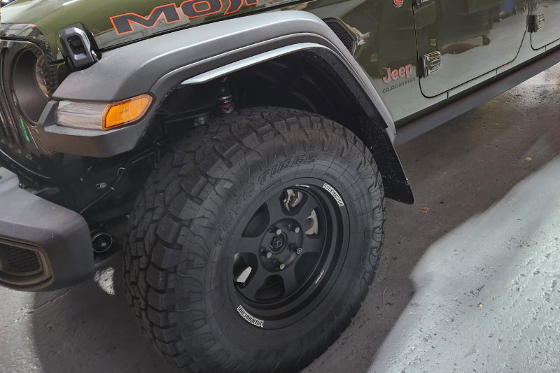 Rally Armor 19-23 Jeep JT Gladiator Mojave/Rubicon Black Mud Flap w/ Grey Logo MF104-BLK-GRY MF104-BLK-GRY User 1